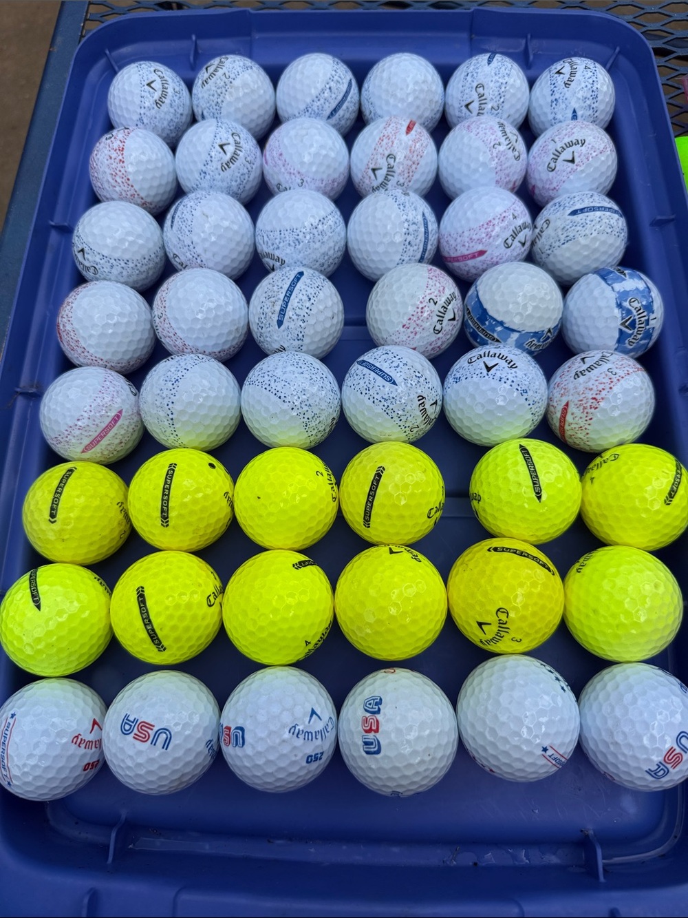 Callaway Supersoft Multicolor Golf Balls
